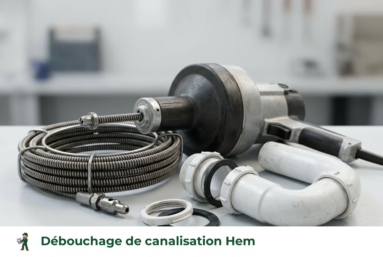 Débouchage de canalisation à Hem