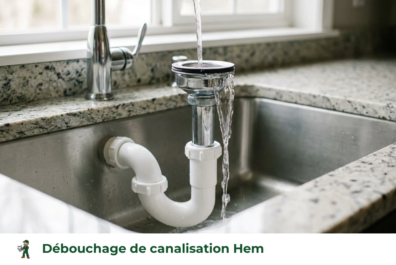 Débouchage de canalisation à Hem