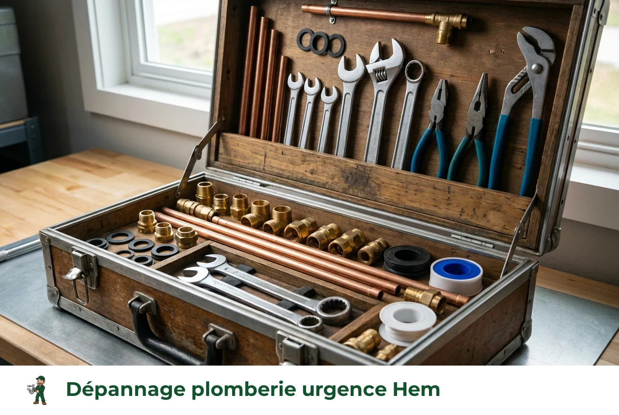 Dépannage plomberie urgence à Hem