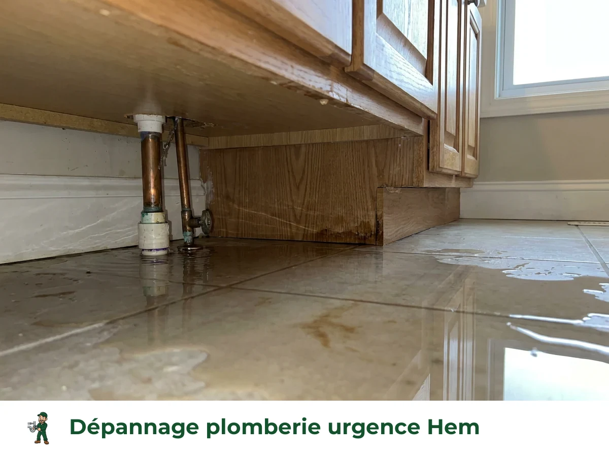 Dépannage plomberie urgence à Hem