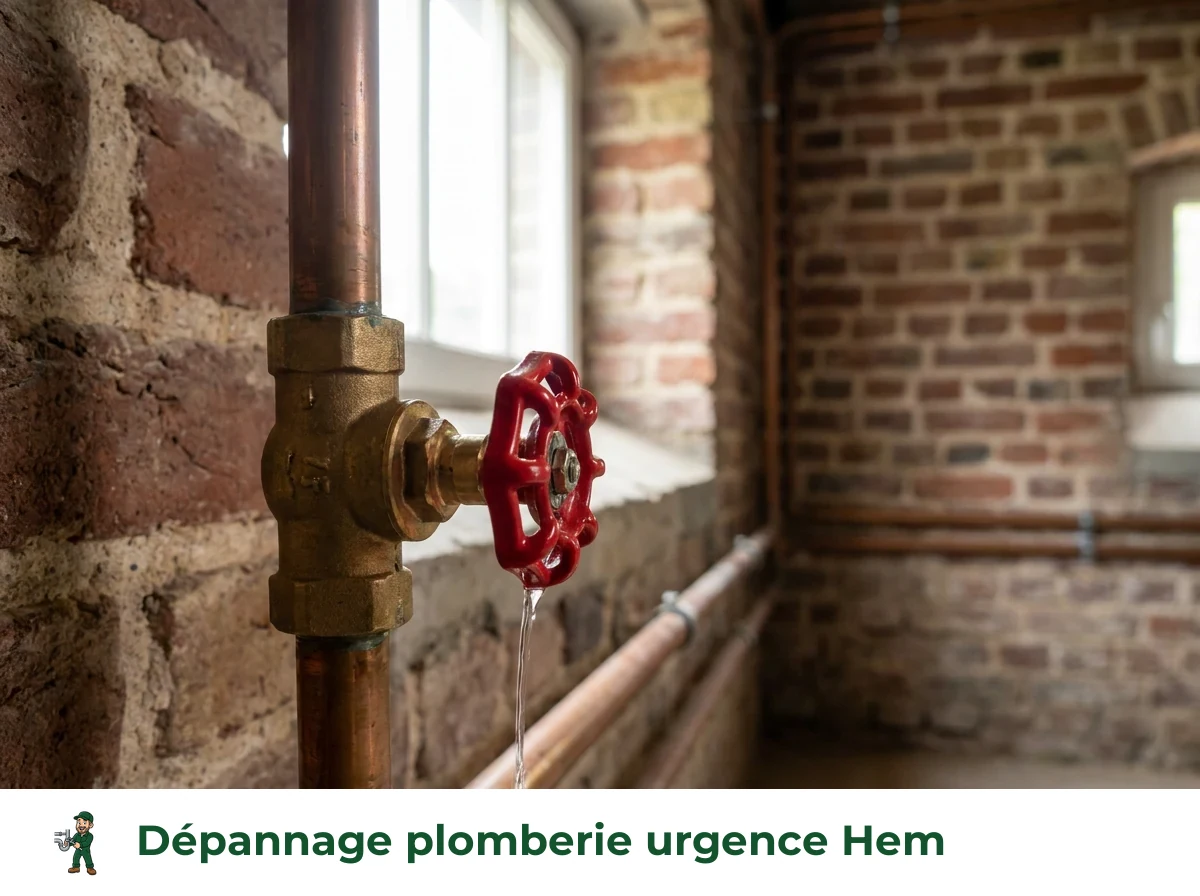Dépannage plomberie urgence à Hem