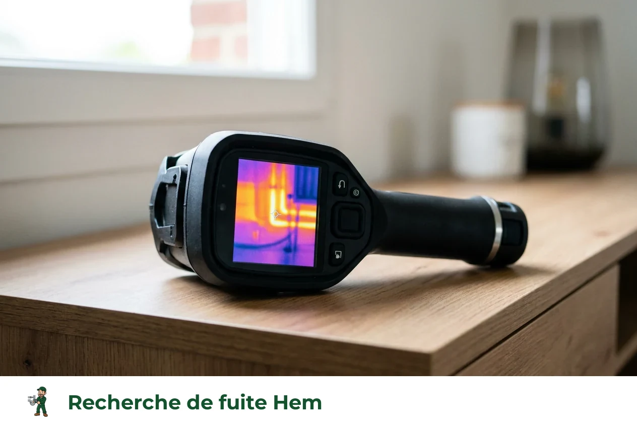 Recherche de fuite à Hem