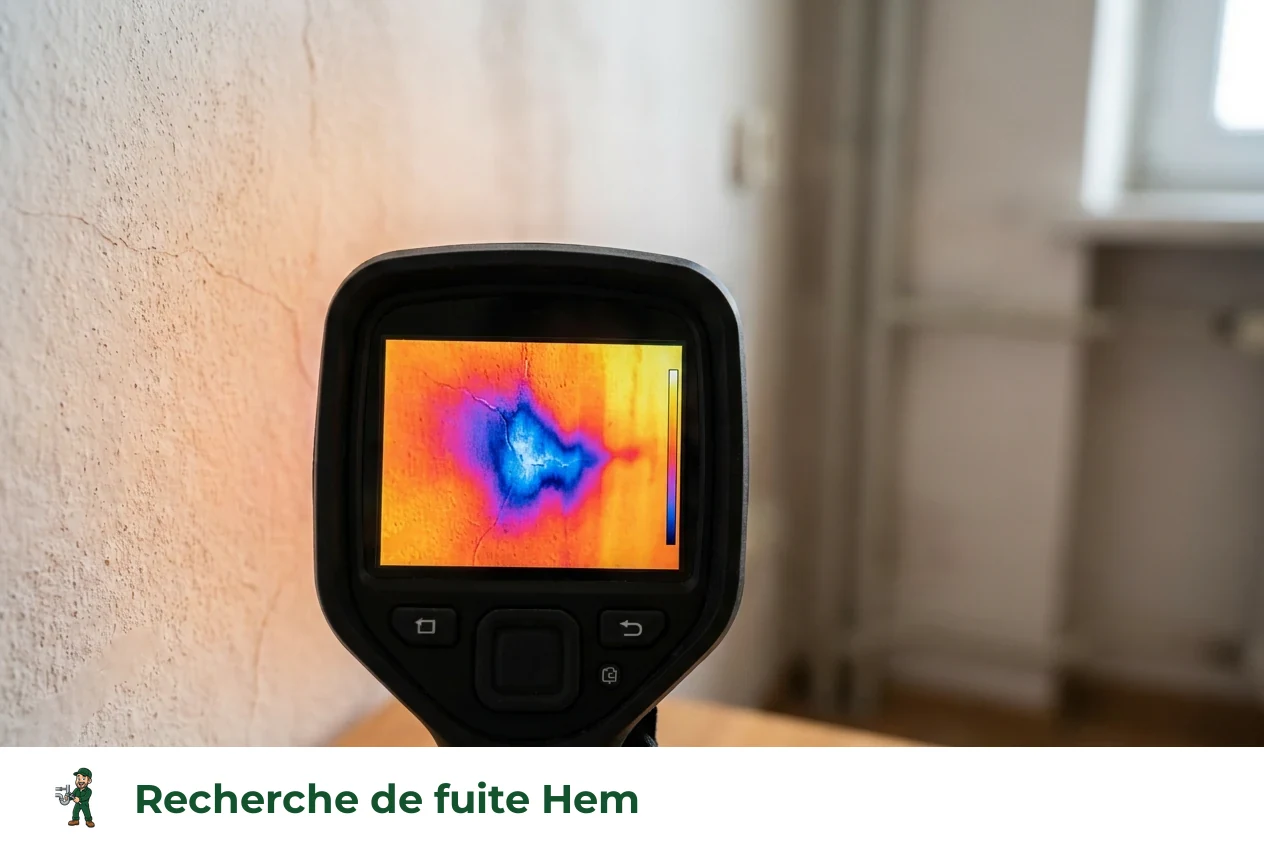 Recherche de fuite à Hem