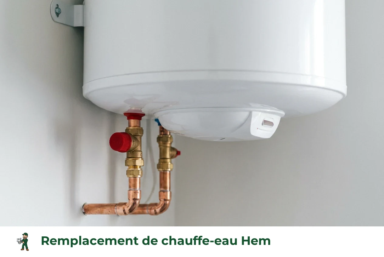Remplacement de chauffe-eau à Hem