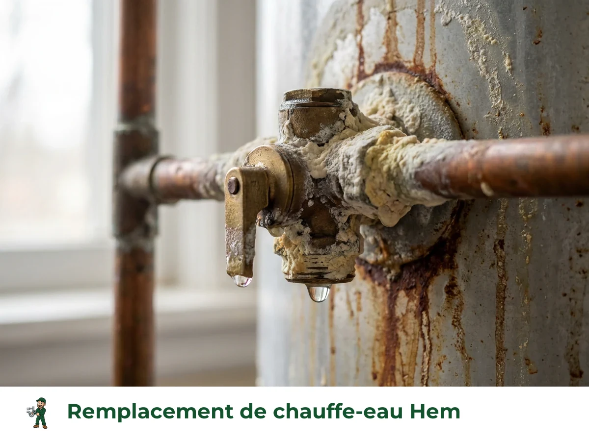 Remplacement de chauffe-eau à Hem