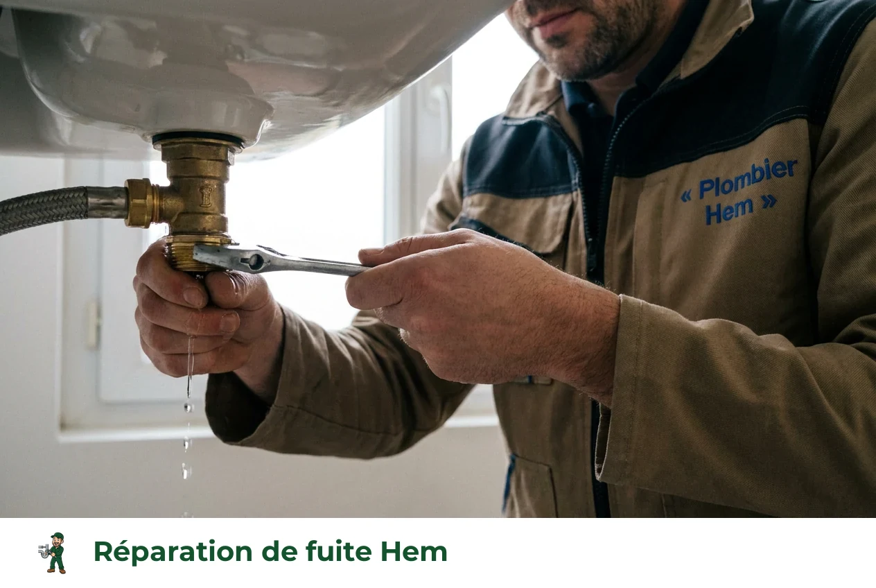 Réparation de fuite à Hem